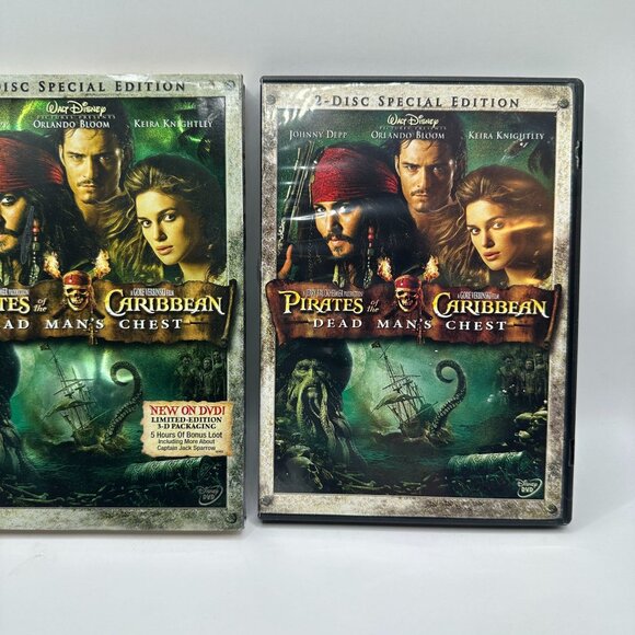 Pirates Of The Caribbean Dead Mans Chest 2 Disc Special Johnny Depp Disney DVD - Picture 4 of 6